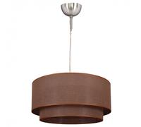 Fab 2.810 / 35-Marr / Marr Pendentif Double 1l. Marron / Marron Cilind Regx35x35