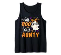 Fab Boo Lous Aunty Fabulous Ghost Halloween Aunt Matching Débardeur