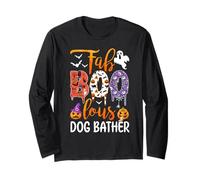 Fab Boo Lous Chien Bather Boo Fantôme Citrouille Halloween Manche Longue