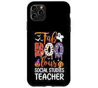 Fab Boo Lous Enseignant en études sociales Boo Fantôme Halloween Coque pour iPhone 11 Pro Max