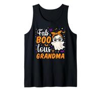 Fab Boo Lous Grandma Ghost Fabulous Halloween Matching Débardeur