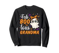 Fab Boo Lous Grandma Ghost Fabulous Halloween Matching Sweatshirt