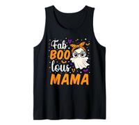 Fab Boo Lous Mama Fabulous Ghost Halloween Mother Matching Débardeur