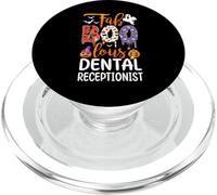 Fab Boo Lous Réceptionniste Dentaire Boo Fantôme Citrouille Halloween PopSockets PopGrip pour MagSafe