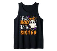 Fab Boo Lous Sister Fabulous Ghost Halloween Sister Matching Débardeur