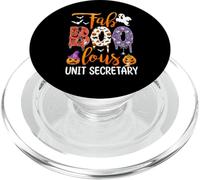 Fab Boo Lous Unité Secrétaire Boo Fantôme Citrouille Halloween PopSockets PopGrip pour MagSafe