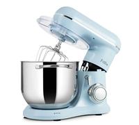 Fab by Kitchen in the box Robot Pâtissier 8L Grande Capacité, Batteur sur Socle 2000W, Pétrin Professionnel avec Fouet, Batteur Plat, Crochet Pétrisseur, 10 Vitesses + Pulse, Bol Inox