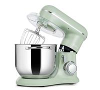 Fab by Kitchen in the box Robot Pâtissier 8L Grande Capacité, Batteur sur Socle 2000W, Pétrin Professionnel avec Fouet, Batteur Plat, Crochet Pétrisseur, 10 Vitesses + Pulse, Bol Inox