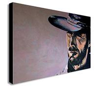 FAB Clint Eastwood Le Bon, la Brute et Le Truand - Impression sur Toile encadrée de différentes Tailles (A0 119,4 x 83,8 cm)