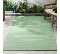FAB HAB dégradé Ombre Tapis d'extérieur - Kyoto Vert - résistant à l'eau, ne Fade Pas, réversible - Plastique recyclé Premium - terrasse Balcon Cuisine entrée Salle de Bain - 240cmx300cm
