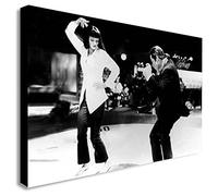 FAB Pulp Fiction - Concours de danse Twist - Impression sur toile - Différentes tailles (A1 81,3 x 61 cm)