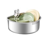 FAB4HOME Bassine à Vaisselle en Acier Inoxydable - sans Plastique - cuve à Vaisselle 8 litres