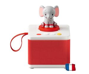 FABA Conteur d’Histoires, contenus Audio pour Enfants 0-10 Ans | Enceinte avec Personnage Sonore Elé l’éléphante, Jeu éducatif, Jeu Musical, Version française