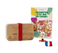 FABA Créer Ensemble: Aujourd'hui C'est Moi Qui Cuisine! - L'ensemble Contient: Livre avec 12 Recettes, Personnage Sonore avec 12 Histoires et boîte à goûter - Jeu éducatif pour Enfants 3-5 Ans