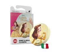FABA Disque Sonoro Disney - La Belle et la Bête - Histoires et Contes de fées sonores pour Enfants et Filles 5-10 Ans - Écoutable avec Les Histoires et FABA+, Jeu éducatif Version Italienne