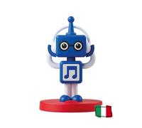 FABA - Figurine 3D Personnage Sonore Bleu, FABAME, FFR50001, Inclut des autocollants, Pour Enfant, Petit Enfant