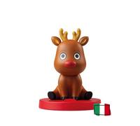 FABA Figurine sonore Le Noël di Rudolph - Histoires - Jouet, contenus éducatifs, Version Italienne, Enfants 0 Ans