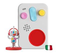 FABA + Histoires interactives pour Enfants avec Contenu Audio de 0 à 10 Ans, Boîtier Audio avec Personnage sonore Faba•Moi, veilleuse Routine, Jeu éducatif Musical, Version Italienne