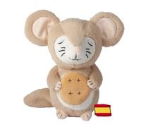 FABA Peluche - Tout Le Monde dort avec Oscar! - Histoires sonores pour garçons et Filles 10 Mois + Reproduction avec Le Conteur et FABA+, Jouet éducatif, Version espagnole