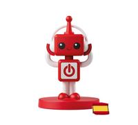 FABA - Personnage sonore, Rouge, raconte et enregistre Votre Histoire personnalisée jusqu'à 60 Minutes