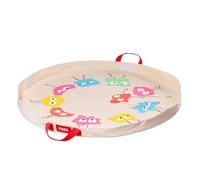 Tapis-sac de rangement voilà multicolore TU