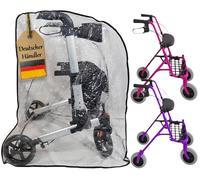 FabaCare Housse de protection pour déambulateur en plastique transparent