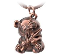 FABACH Panda Porte-clés Tao - Joli ours panda porte-bonheur pour femme - Porte-clés ours pour meilleure amie - Porte-clés panda - Cadeau pour les amateurs d'ours, or rose antique, 1, Moderne