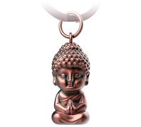 FABACH Porte-clés Bouddha - Métal doré antique, unisexe - Adultes, Or rose antique., Taille unique, Antique
