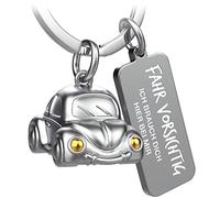 FABACH Porte-clés de voiture avec gravure - Ange gardien porte-clés pour conducteurs - Cadeau porte-bonheur pour conduire avec prudence, cadeau - Conduisez avec soin, j'ai besoin de vous, or, Talla