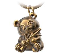 FABACH Porte-clés Panda Tao - Joli Ours Porte-bonheur Pour Femme - Cadeau Pour Meilleure Amie et Amateurs d'Ours, Bronze, Moderne