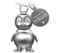 FABACH Porte-clés pingouin Frosty - Penguin porte-bonheur - Cadeau de petite amie ou de petit ami - Cadeau d'amour - Porte-clés pour anniversaire, anniversaire - Gravure You're My Penguin