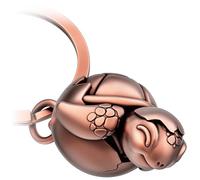 FABACH Porte-clés tortue pour bébé Shelly avec cœur - Porte-clés tortue mignonne - Porte-bonheur - Cadeau pour partenaire - Cadeau tortue, or rose antique, 1, Moderne