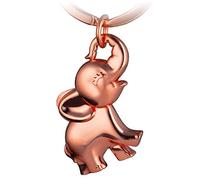 FABACH porte Jumbo éléphant - Pendentif pour femme et meilleure amie - Cadeau pour les amateurs d'éléphant, Or rose, Taille unique