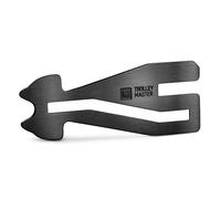 FABACH Trolley Master Stainless Steel Porte-clés Inoxydable pour Chariots de Courses Ouvre Compartiments Avant et Latéraux, Noir, 1 Trolley-Master