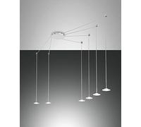 Fabas Luce - 3444- 46-102 - Susanna - Suspension LED intensité variable 48 W, 4 320 lm, couleur blanche, L max : 700 cm