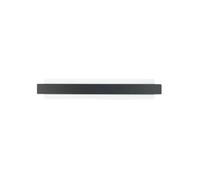 FABAS LUCE 3558-22-101 Règle murale LED Structure en métal et verre en plaque noire LED dimmable