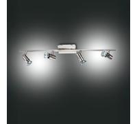 Plafonnier Alice Au Design Moderne nickel satiné