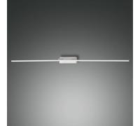 Fabas Luce Applique pour miroir LED Nala, blanc, largeur 110 cm, métal Nala, blanc, Salle de bain, Métal, Moderne, Applique Murale