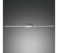 Fabas Luce Applique pour miroir LED Nala, chromé, largeur 110 cm, métal Nala, argenté, Salle de bain, Métal, Moderne, Applique Murale