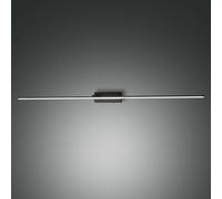 Fabas Luce Applique pour miroir LED Nala, noir, largeur 110 cm, métal Nala, noir, Salle de bain, Métal, Moderne, Applique Murale
