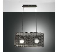 FABAS LUCE Glicine Suspension E27 à 2 sources lumineuses, 3581-45-101,