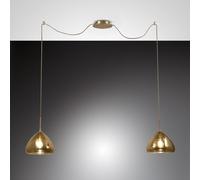 FABAS LUCE Glow Suspension à 2 sources lumineuses, décentrée, 3667-42-118,