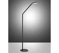 Fabas Luce Regina Lampadaire Intégré LED Verre Noir