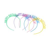 Fabater 10 Pièces Bandeau Anniversaire, Couleurs Vives et Riches, pour Fête