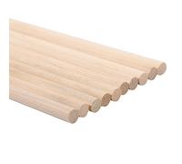 Fabater 10pcs 30cm Bâtons en Bois Naturel, Cheville en Bouleau, pour