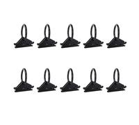 Fabater 10pcs O Anneaux Ancrages D'arrimage, Heavy Duty E Accessoires de Piste pour Motos Sécurisées, Charges de Chargement, Vélos dans Les Remorques, Les Micros, Les Camionnettes, Les