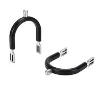 Fabater 2 éperons de Cheval en Acier Inoxydable pour Hommes | Éperon Anglais pour Bottes, équipement équestre Cowboy Spurs, équipement de Sellerie Retro Spurs
