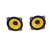 Fabater 2 Pièces 4 Pouces Haut-Parleur Coaxial de Voiture 300 W Crête Gamme Complète Modification du Système Audio Son Clair 92 DB sensibilité 4 Ohm Impédance 30 Hz-26 KHz Bobine Vocale Haute