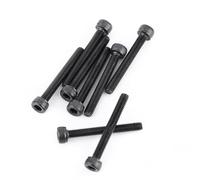 Fabater 280pcs M3 Capkop HEX POLLES VIS/Casserole -nut -set, High-Strength Repair Tools Accessories for House and Office Device, 12,9 Degrés Matériau en Acier en Alliage