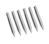 Fabater 6 -PCS Kit de Spatule en Laboratoire en Acier Inoxydable avec Double Têtes pour la Pelle et le Mélange, Outils Essentiels pour les Laboratoires et les Cuisines